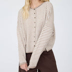 Cider Season Cardigan- Light Mocha