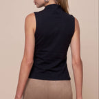 Dellara Zip Up Blouse