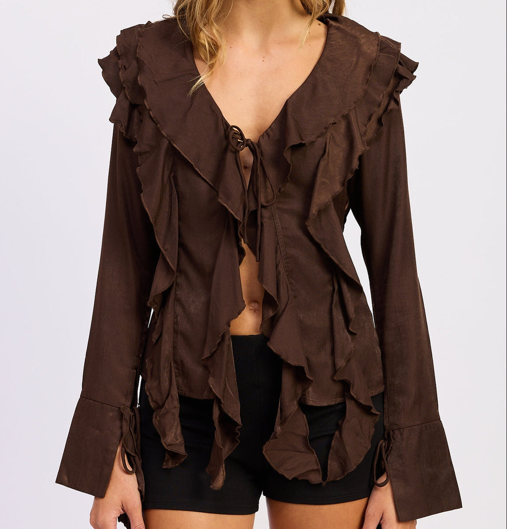 Harlow Top- Chocolate