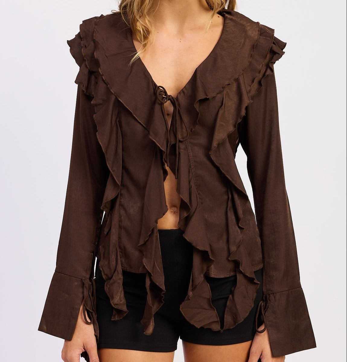 Harlow Top- Chocolate