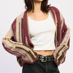 Cider Season Cardi- Burgundy