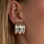 Colton Earrings- Silver
