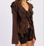 Harlow Top- Chocolate