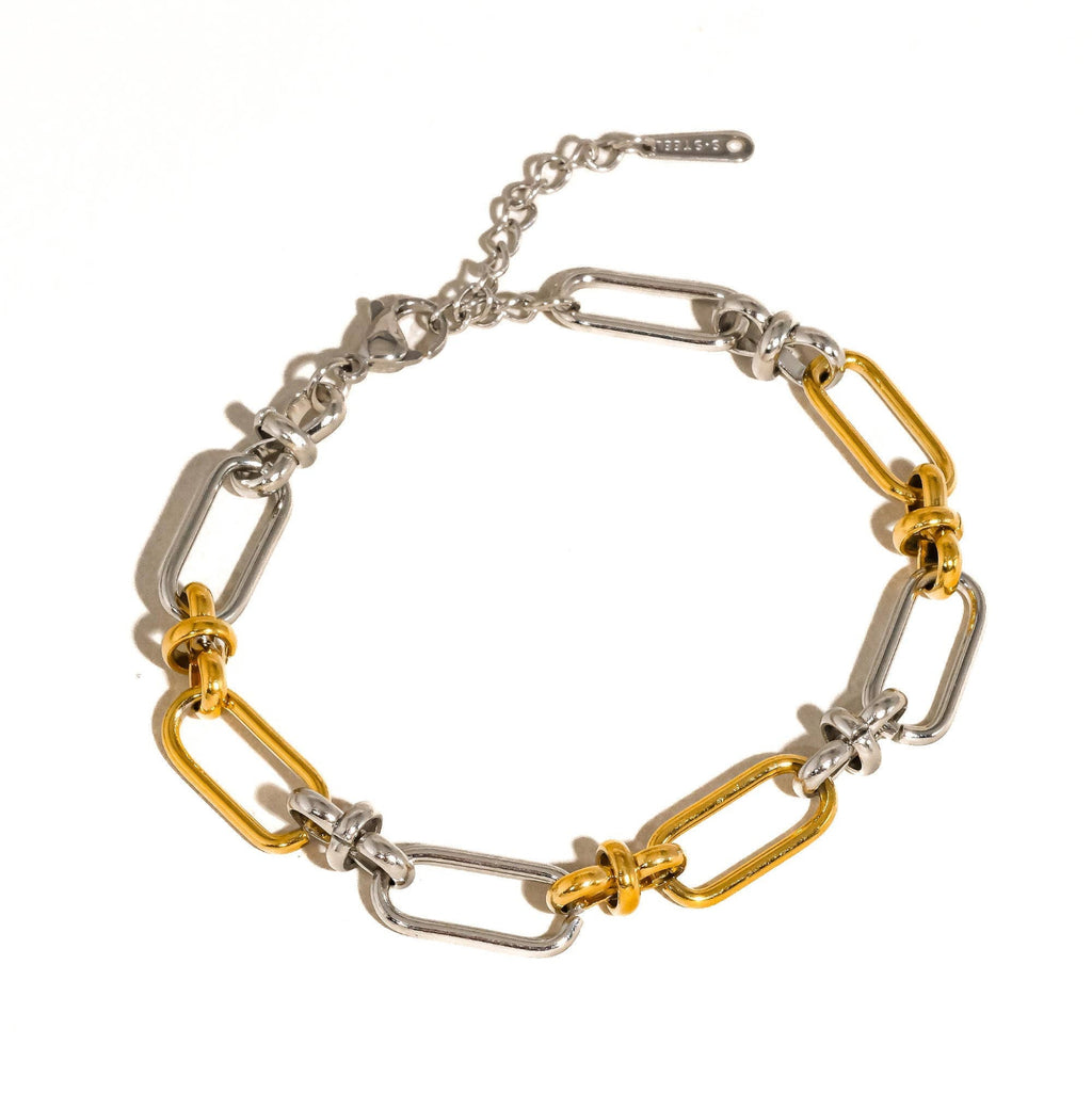Matin Two Tone Chain Bracelet
