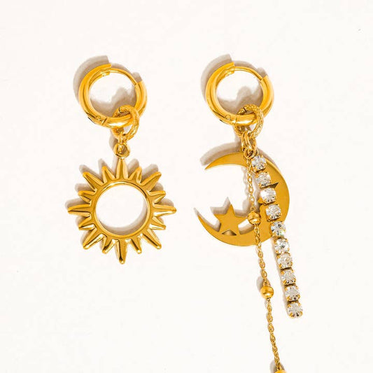 Sun and Moon Earring