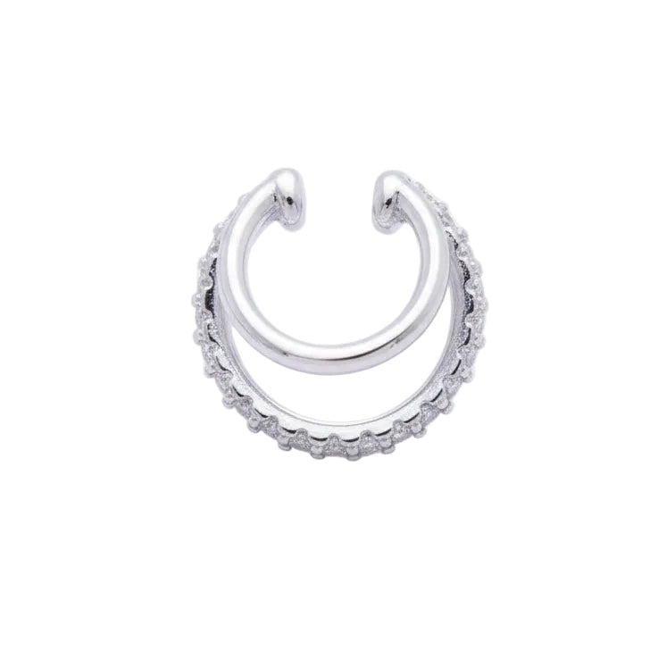 CZ Double Band Ear Cuff
