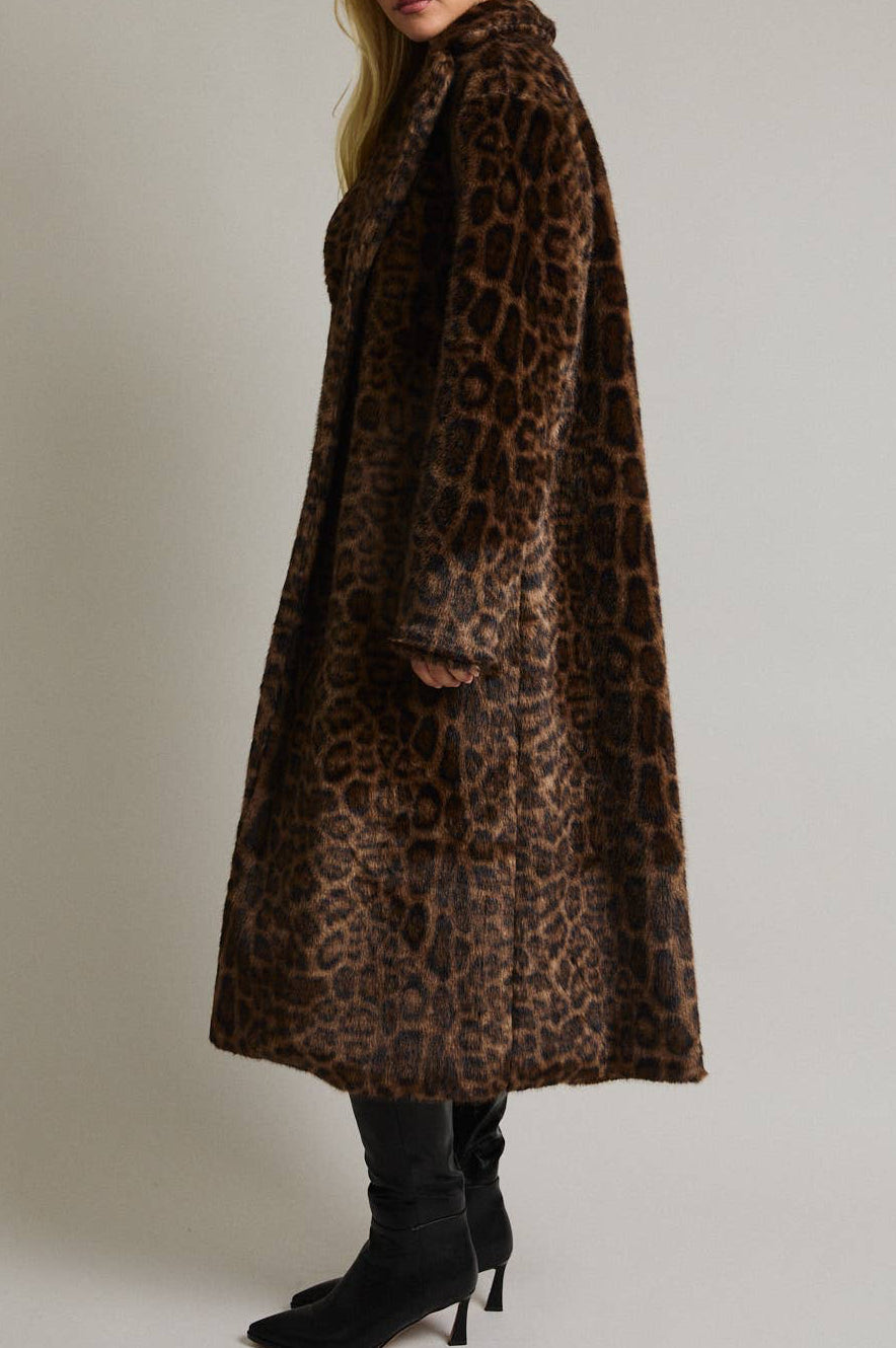 Untamed Leopard Coat