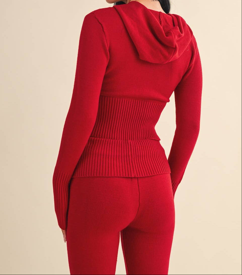 Cherry Foldover Pants