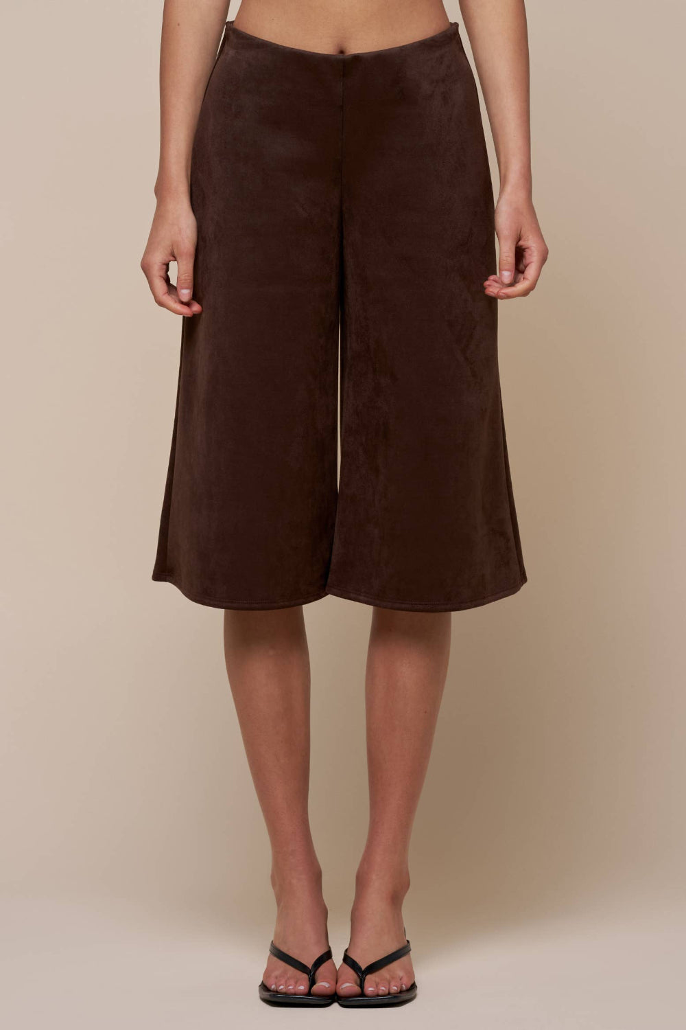 Harlow Suede Culotte Pants