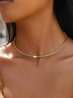 Olwen CZ Choker Necklace