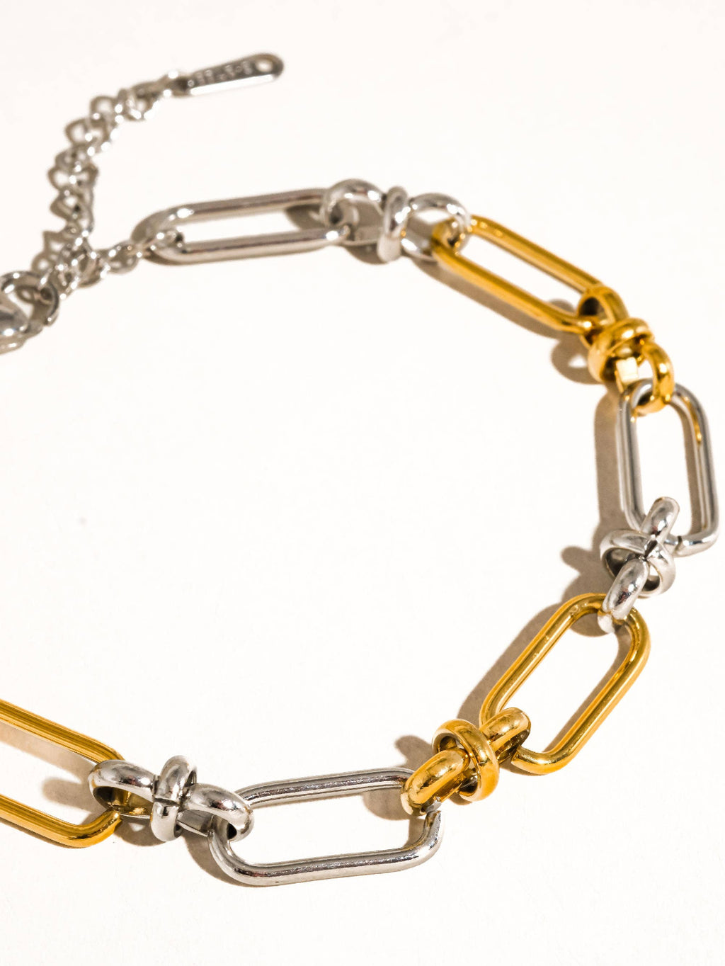 Matin Two Tone Chain Bracelet