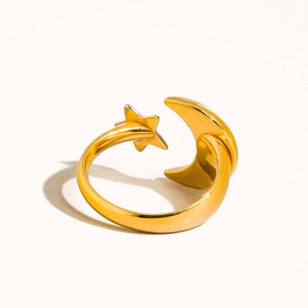 Star and Moon Ring