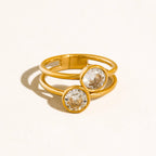 Hollis Double CZ Ring