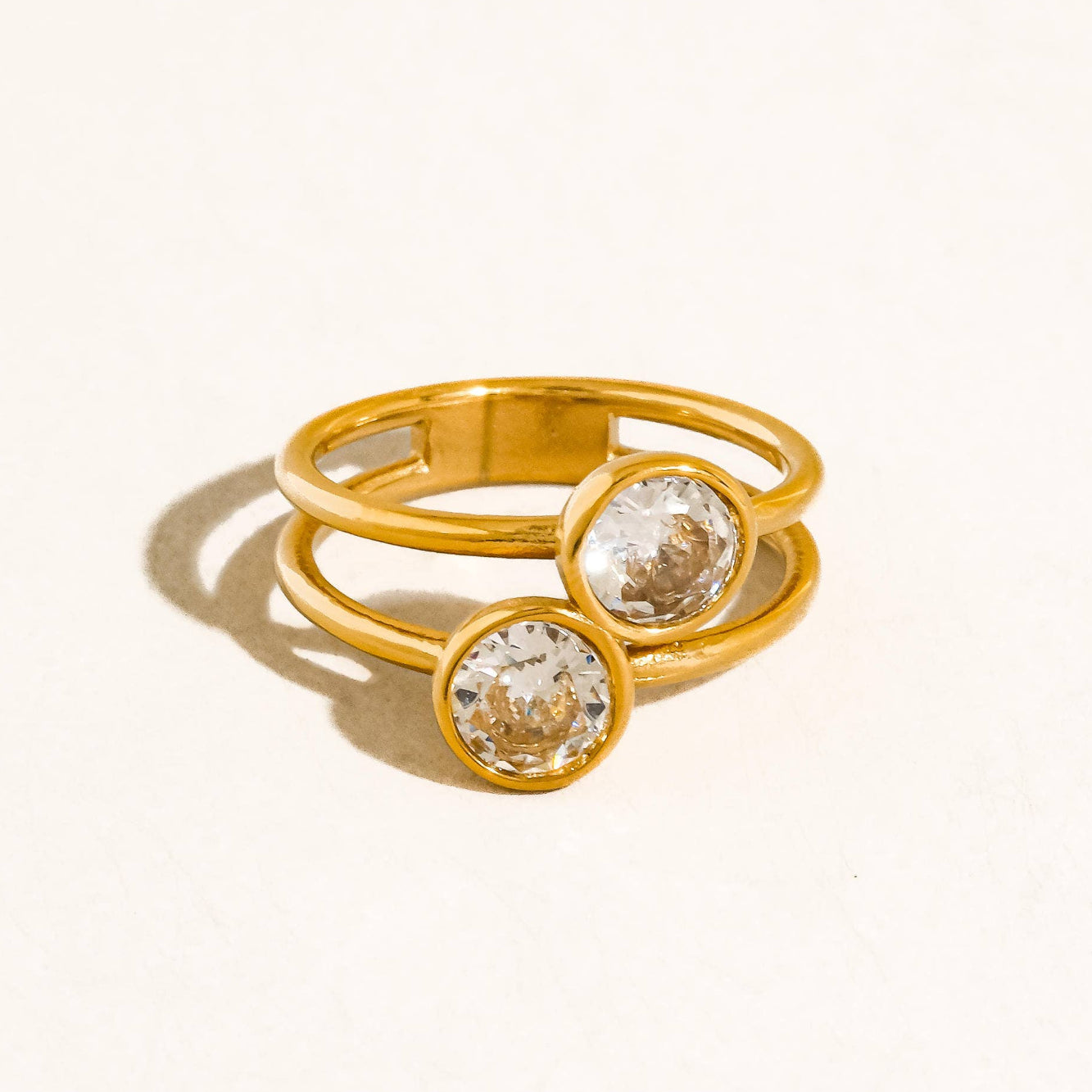 Hollis Double CZ Ring