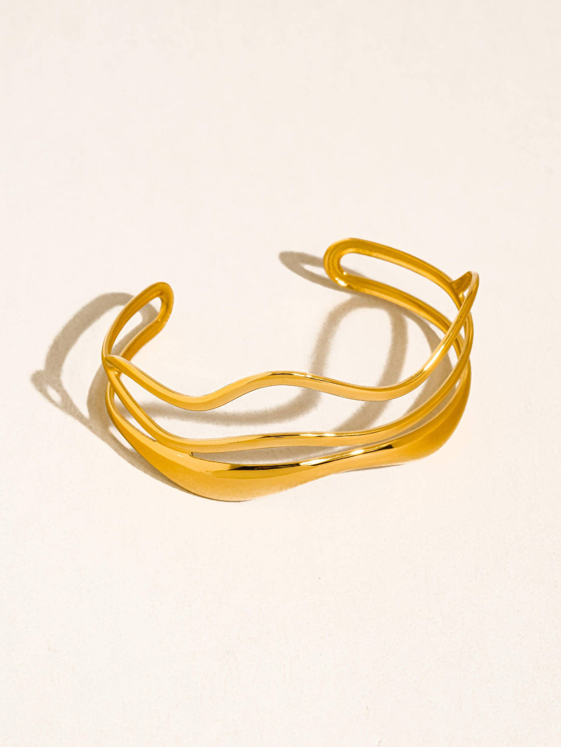 Delacour Wavy Cuff Bracelet