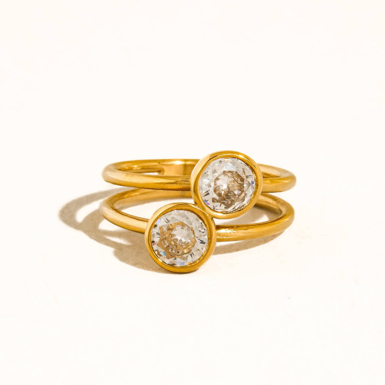 Hollis Double CZ Ring