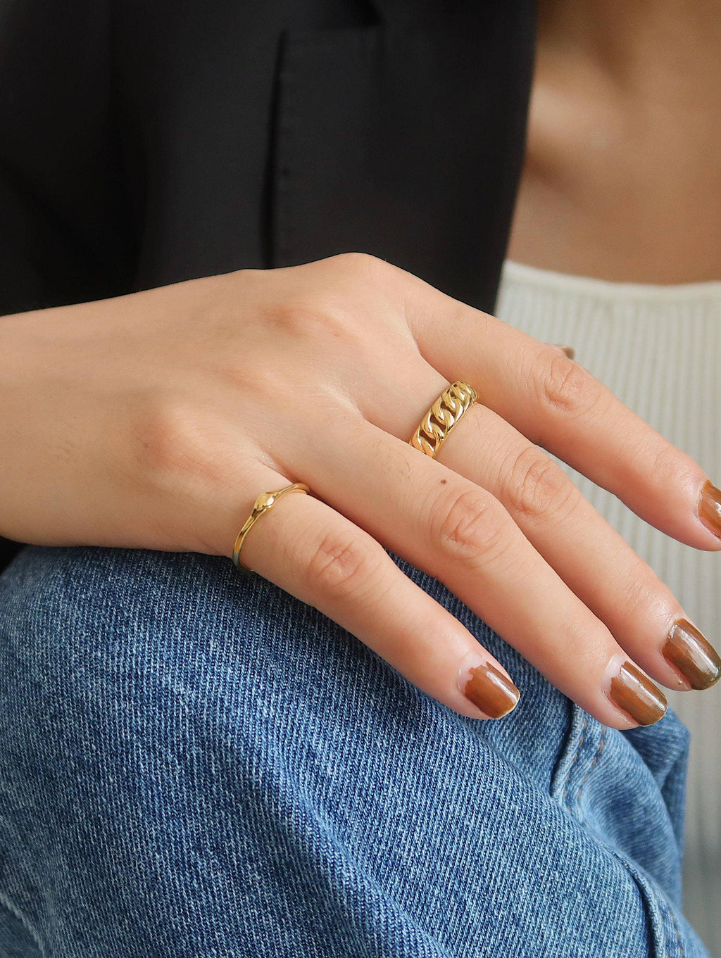 Billie Braided Chain Ring