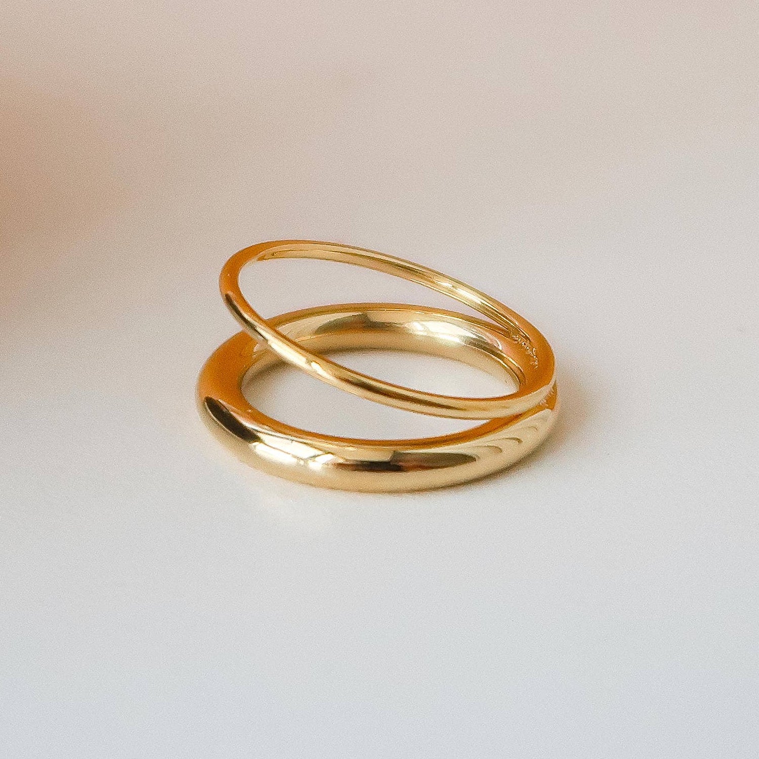 Harvey Double Band Ring