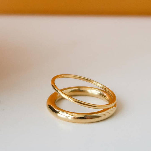 Harley Double Band Ring