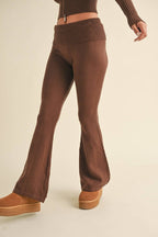 Cinnamon Foldover Pants