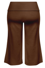 Off Duty Gaucho Pant Set- Brown