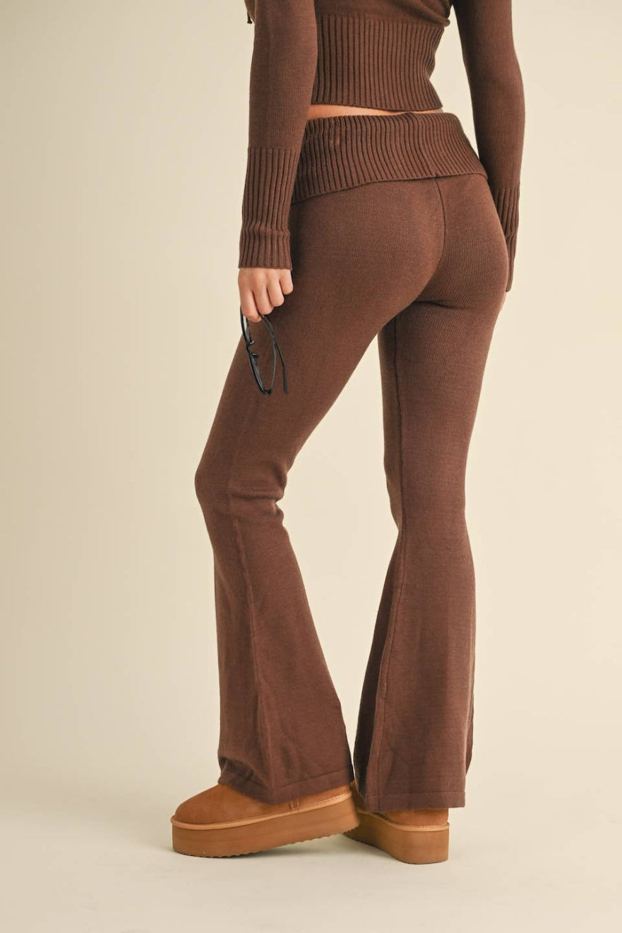 Cinnamon Foldover Pants