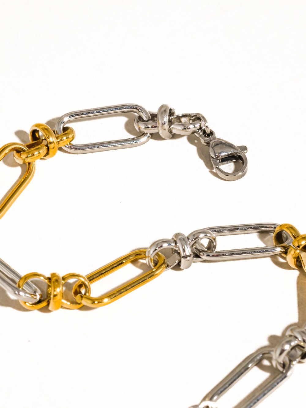 Matin Two Tone Chain Bracelet