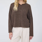 Cider Season Cardigan- Dark Brown