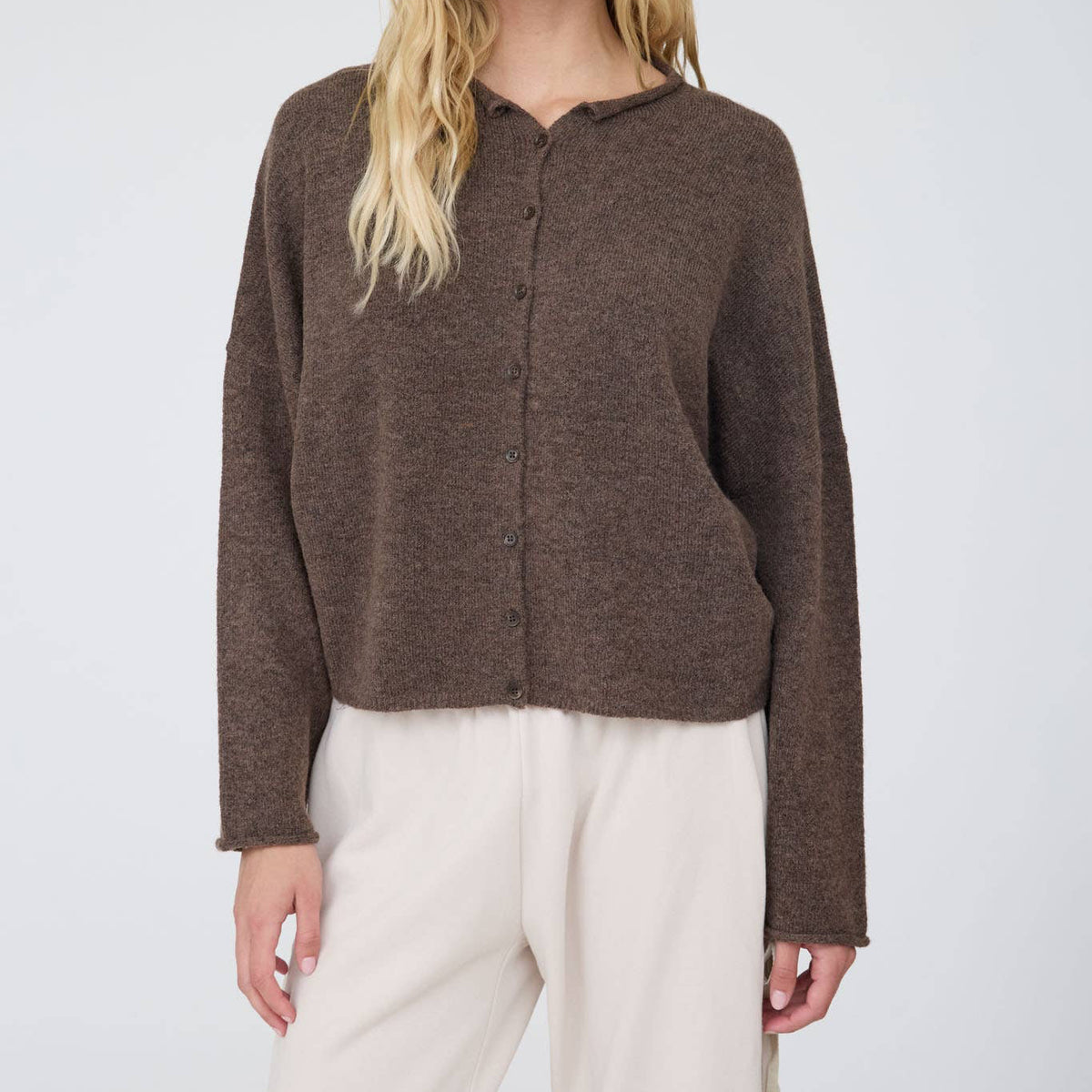 Cider Season Cardigan- Dark Brown