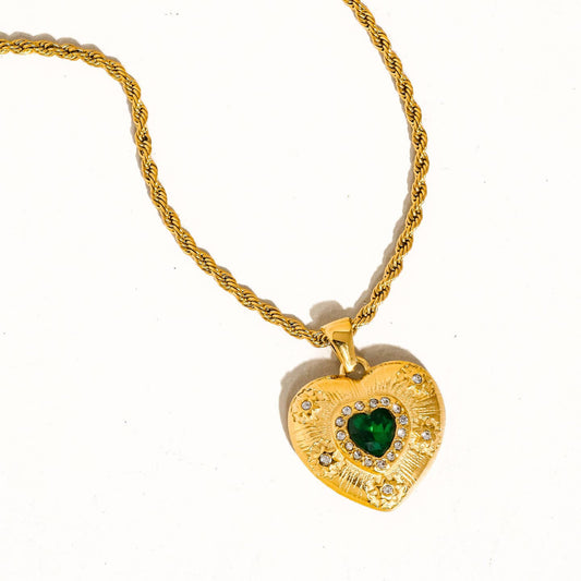 Celeste Heart Necklace