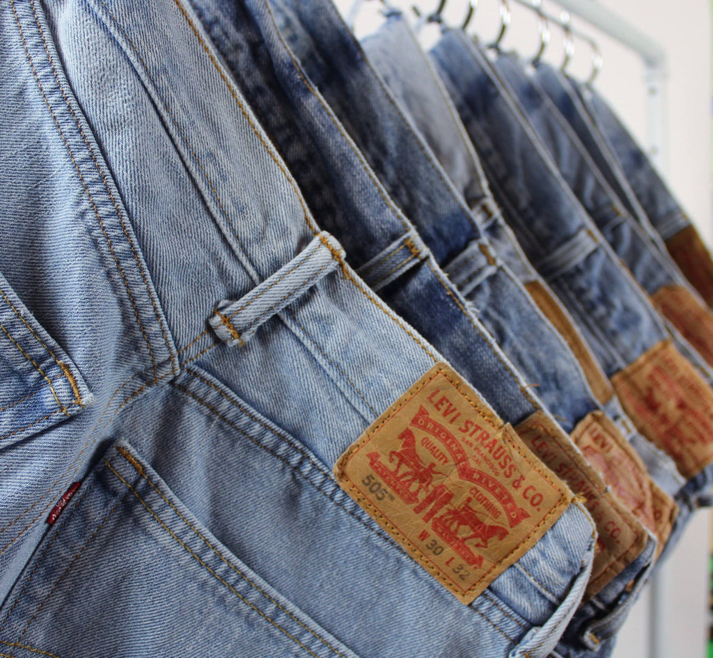 Vintage High-Rise Denim Levi's Cutoff Shorts