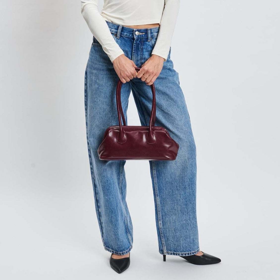 Nina Shoulder Bag- Wine