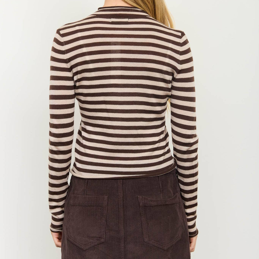 Brown Sugar Mock Neck Top