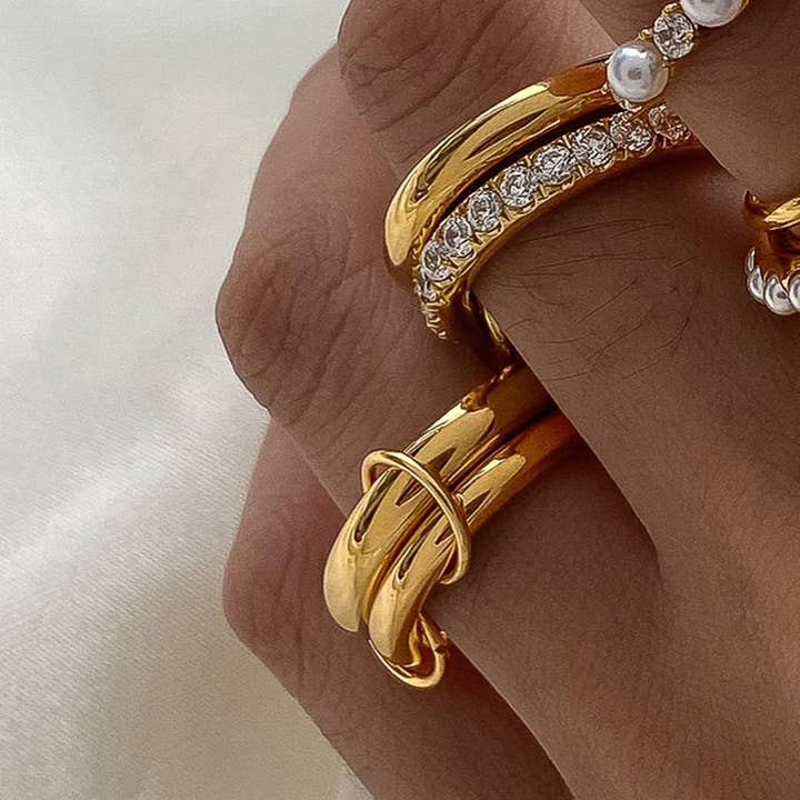 Talia Double Stack Ring