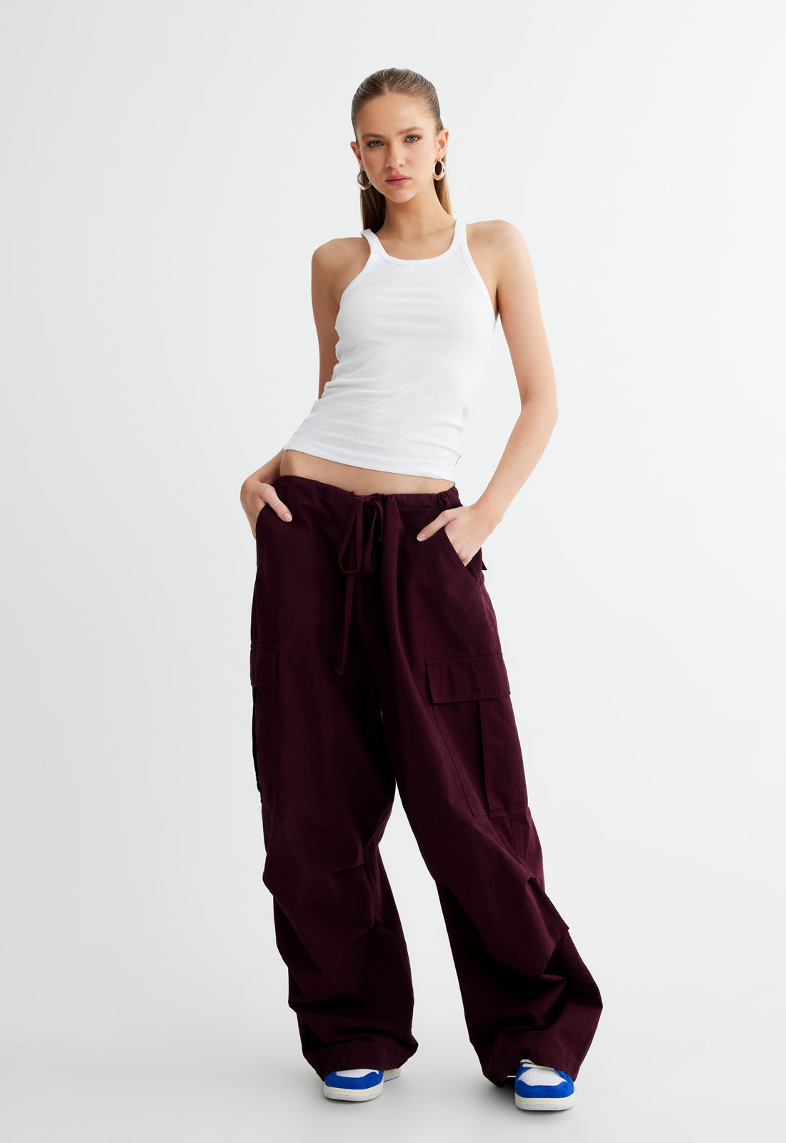 Lioness Burgundy Utility Pant