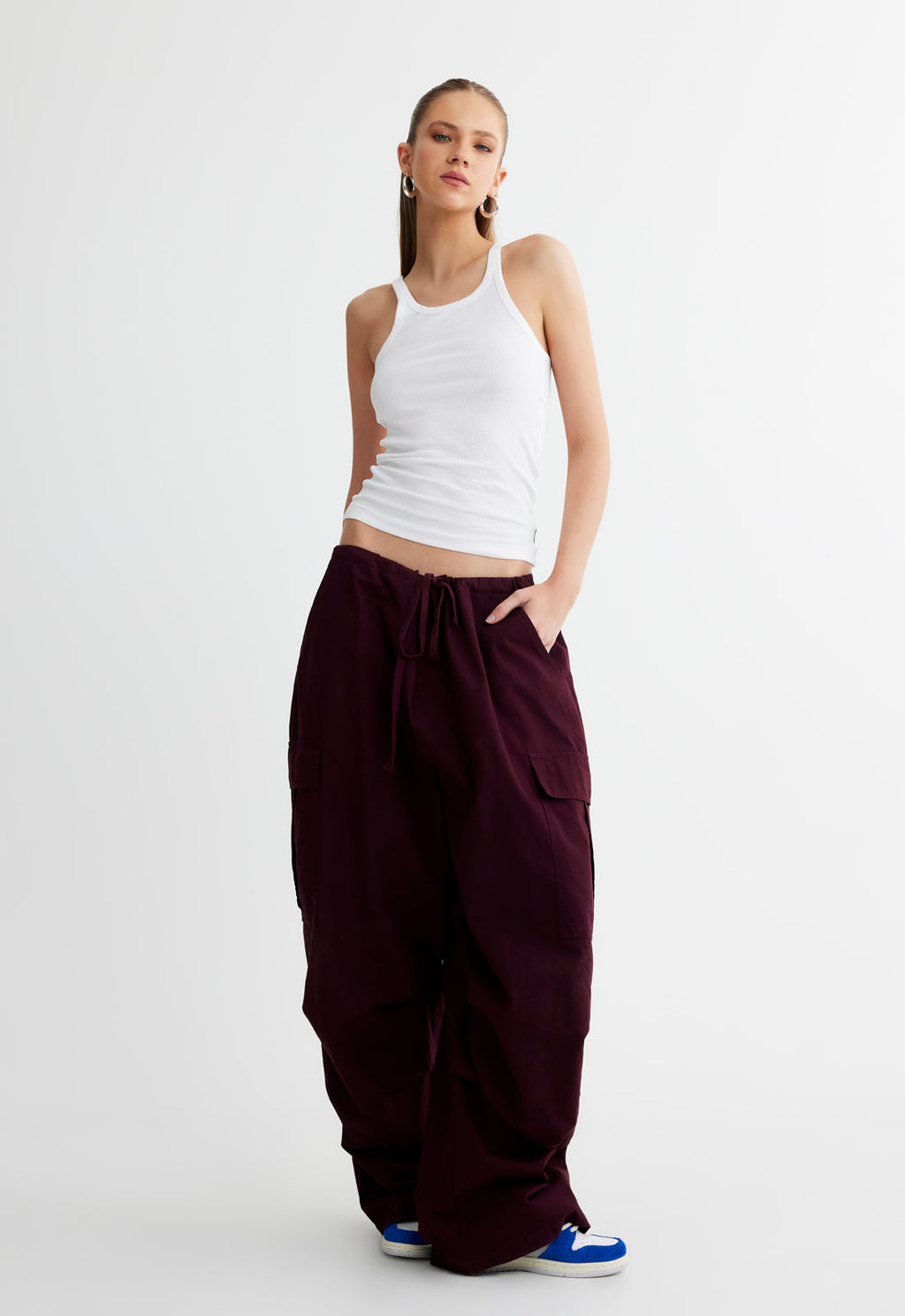 Lioness Burgundy Utility Pant