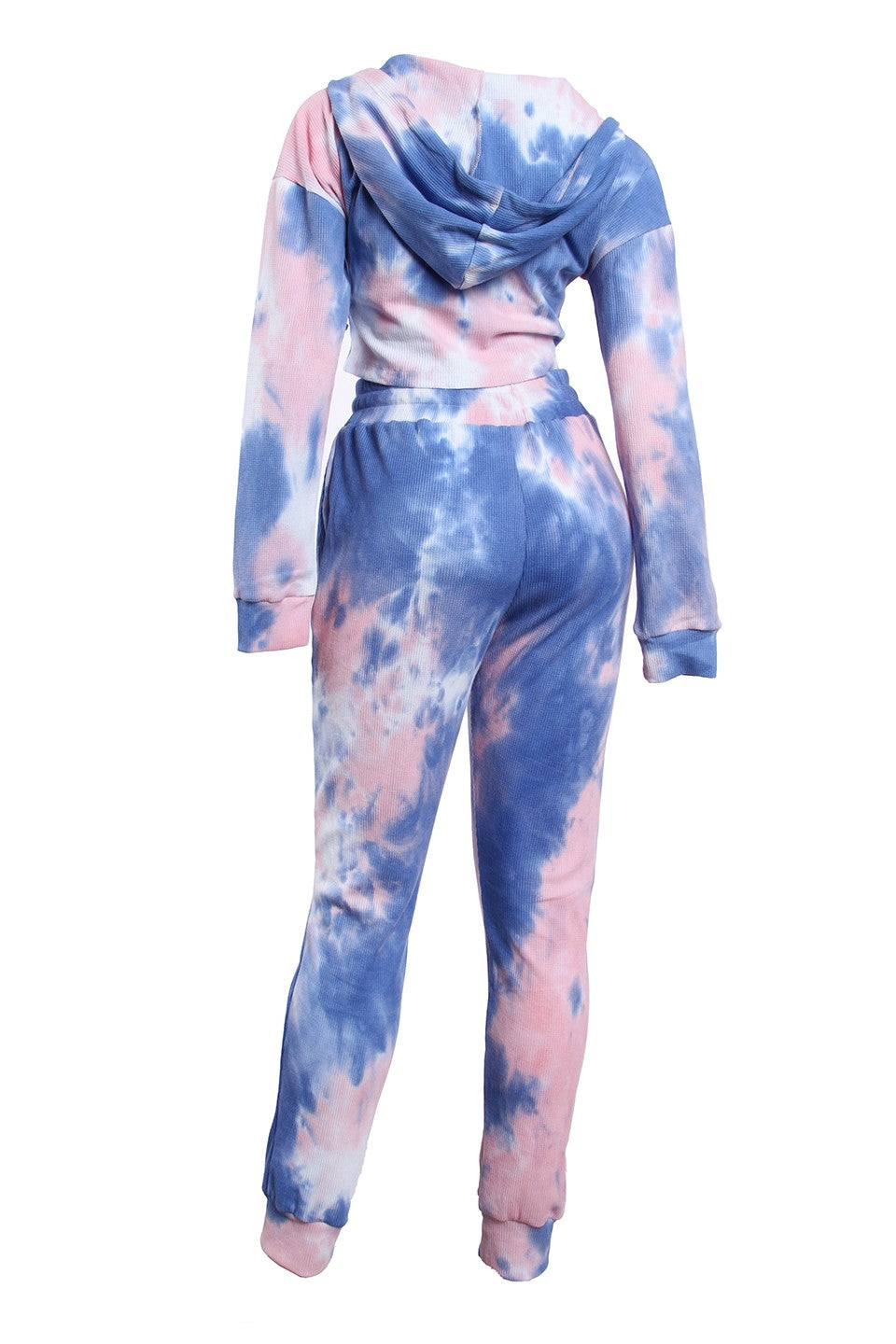 Tie Dye Waffle Pant Set