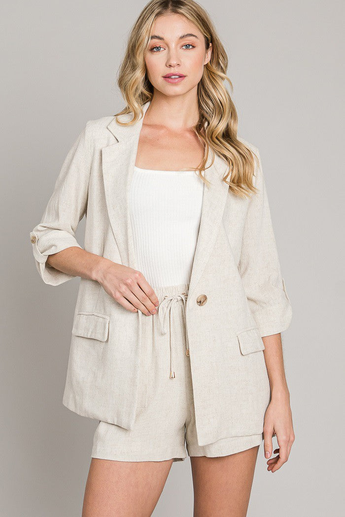 Big Dreams Blazer- Natural