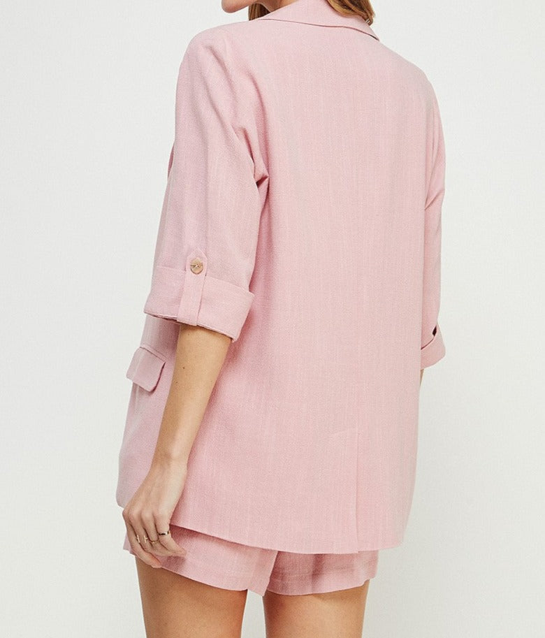 Big Dreams Blazer- Pink
