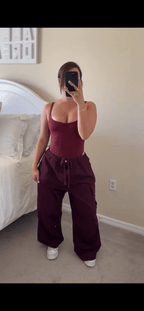 Lioness Burgundy Utility Pant