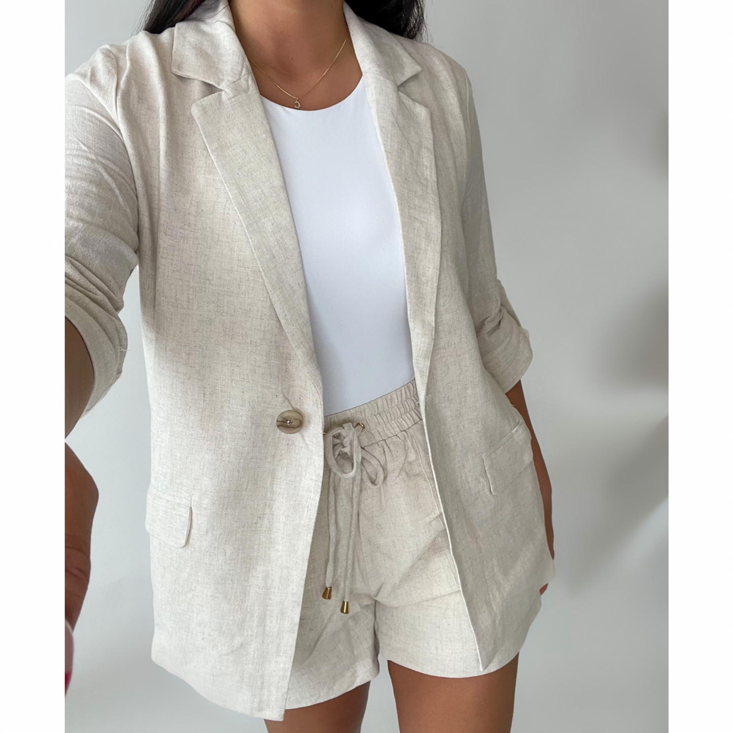 Big Dreams Blazer- Natural